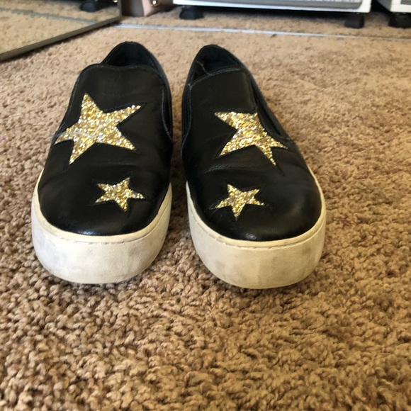 Michael Kors Black Pia Star Slip On Sneaker - Picture 4 of 7